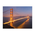 Evening at the Golden Gate Bridge postcards