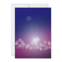 Evening Bokeh Personalized Invitations
