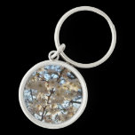 Evening Cherry Blossoms Keychain