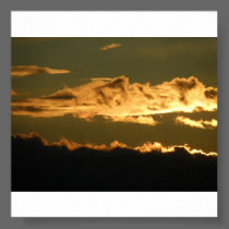 Evening clouds photo enlargement posters