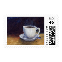 Evening Cup Art Stamps stamps