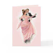Evening Elegance Greeting Card