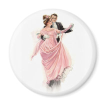 Evening Elegance Fridge Magnet