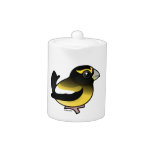 Evening Grosbeak male Tea Pot