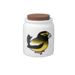 Evening Grosbeak male Candy Jar