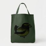 Evening Grosbeak male Grocery Tote