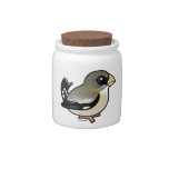 Evening Grosbeak female Candy Jar