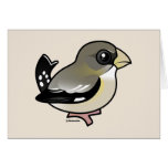 Evening Grosbeak female Note Card