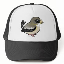Evening Grosbeak (f) Mesh Hats