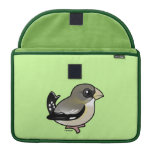 Evening Grosbeak female Laptop Flap Sleeve