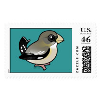 Evening Grosbeak (f) Stamp