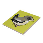 Evening Grosbeak female Tile