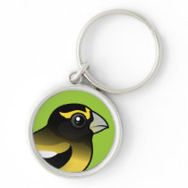 Evening Grosbeak Keychain