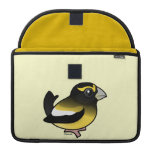 Evening Grosbeak male Laptop Flap Sleeve