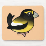 Evening Grosbeak male Mousepad