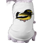 Evening Grosbeak male Dog Ringer T-Shirt