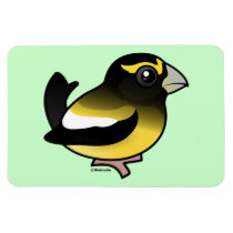 Evening Grosbeak Vinyl Magnet