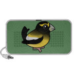 Evening Grosbeak male Doodle Speakers by OrigAudio™