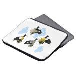 Evening Grosbeaks in flight Neoprene Laptop Sleeve