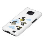 Evening Grosbeaks in flight Samsung Galaxy S2 Barely There Case