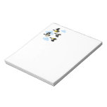 Evening Grosbeaks in flight Notepad