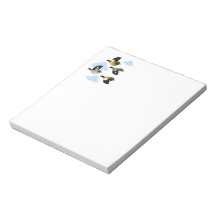 Evening Grosbeaks in Flight Scratch Pad