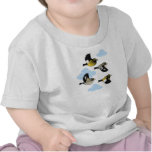 Evening Grosbeaks in flight Infant T-Shirt
