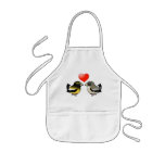 Evening Grosbeaks in love Kid\'s Apron