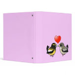 Evening Grosbeaks in love Avery Signature Binder