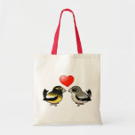 Evening Grosbeaks in love Budget Tote