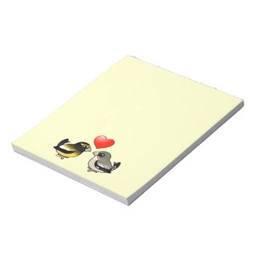Evening Grosbeaks in love Notepad < Birdorable Birds < Birdorable