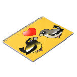 Evening Grosbeaks in love Notebook