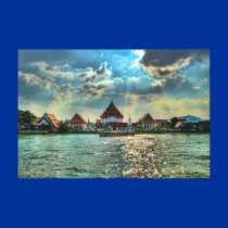 Evening in Bangkok canvas prints