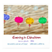 EVENING IN CHINATOWN posters by Reflekshins EVENING IN CHINATOWN posters