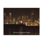 seattle, cityscape, skyline, downtown, night,