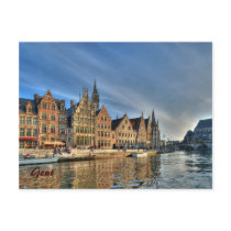 Evening in Gent Postcard