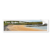 Evening In Ireland Beautiful Beache bumper stickers