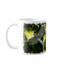 Evening Light with Mosaic Dragonfly mugs