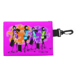Evening neon hot pink accessory bag