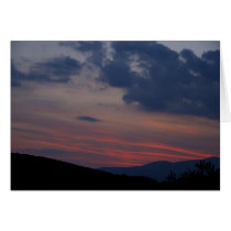 Evening on the mountain cards