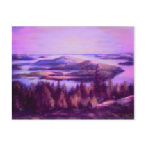 Evening postcard by Mypic4all Evening postcard