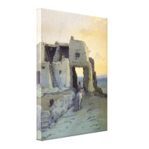 Evening, Pueblo of Walpi by Marion Kavagh Wachtel Stretched Canvas Print