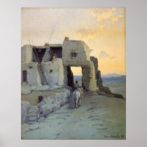Evening, Pueblo of Walpi by Marion Kavagh Wachtel Poster
