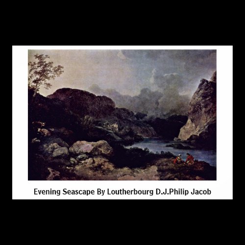 Evening Seascape By Loutherbourg D.J.Philip Jacob Print