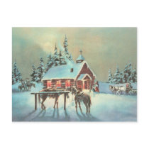 EVENING SERVICES by SHARON SHARPE postcards