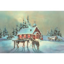 EVENING SERVICES by SHARON SHARPE print