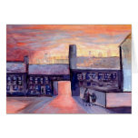 Evening-shadows Greeting Card