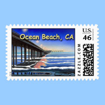 Evening Shadows Postage stamps