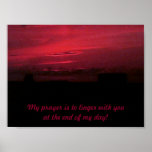 Evening sky Print