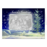 Evening Snow Greeting Cards
